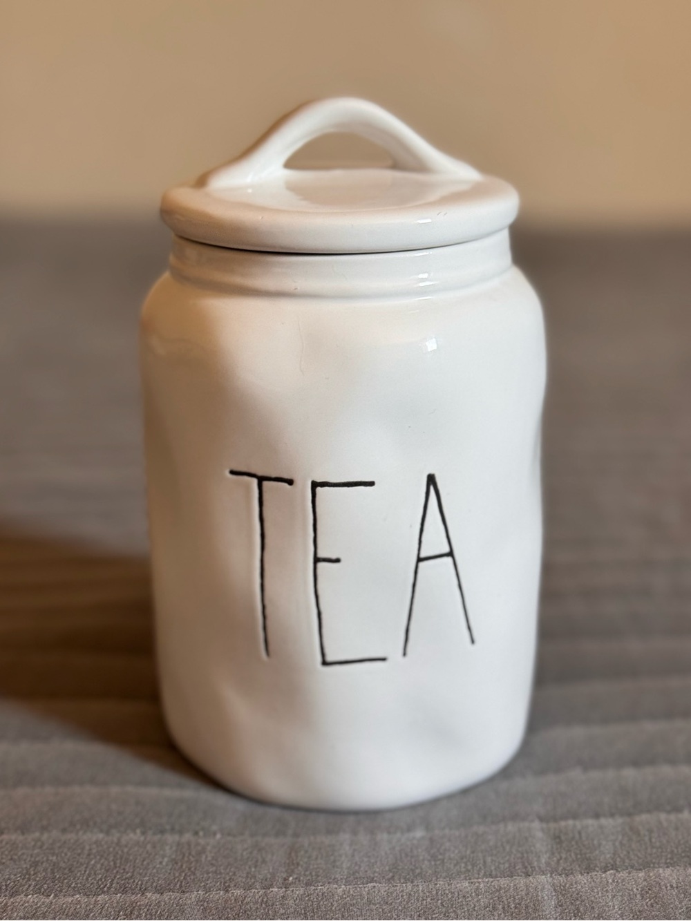 Rae Dunn TEA Canister with Lid